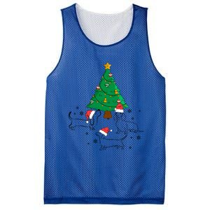 Dachshund Dog Christmas Tree Family Xmas Ugly Dog Owner Cute Gift Mesh Reversible Basketball Jersey Tank