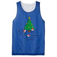 Dachshund Dog Christmas Tree Family Xmas Ugly Dog Owner Cute Gift Mesh Reversible Basketball Jersey Tank