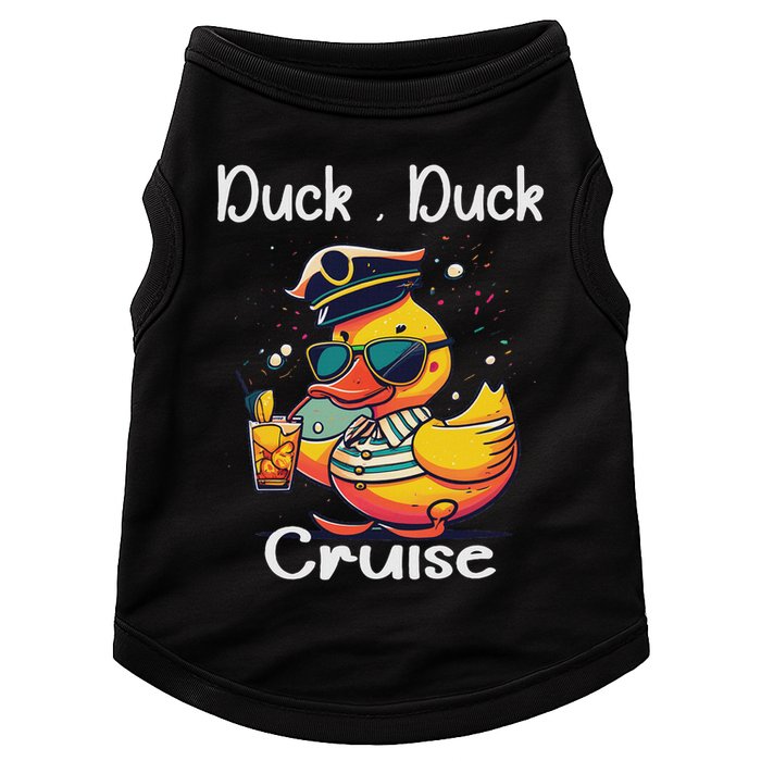 Duck Duck Cruise Funny Family Cruising Matching Squad Doggie Tank