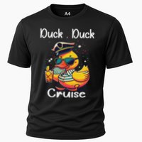 Duck Duck Cruise Funny Family Cruising Matching Squad Performance Shirt