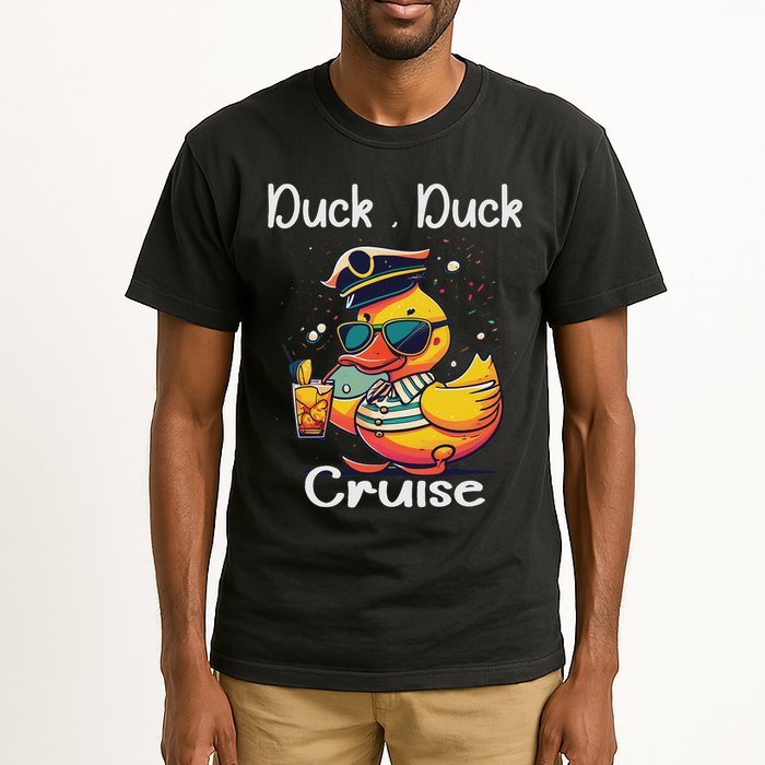 Duck Duck Cruise Funny Family Cruising Matching Squad Tall T-Shirt
