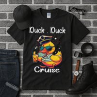 Duck Duck Cruise Funny Family Cruising Matching Squad Tall T-Shirt