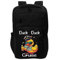 Duck Duck Cruise Funny Family Cruising Matching Squad Impact Tech Backpack