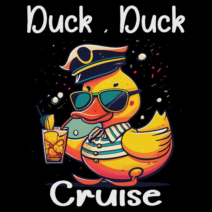 Duck Duck Cruise Funny Family Cruising Matching Squad 16 in Basic Backpack