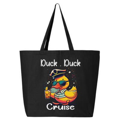 Duck Duck Cruise Funny Family Cruising Matching Squad 25L Jumbo Tote