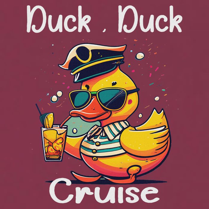 Duck Duck Cruise Funny Family Cruising Matching Squad 16oz Travel Tumbler