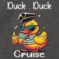 Duck Duck Cruise Funny Family Cruising Matching Squad Vector Backpack