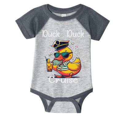 Duck Duck Cruise Funny Family Cruising Matching Squad Infant Baby Jersey Bodysuit