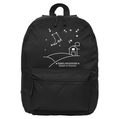 Dairyland Dancers Country Line Dancing Madison Wisconsin 16 in Basic Backpack