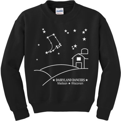 Dairyland Dancers Country Line Dancing Madison Wisconsin Kids Sweatshirt
