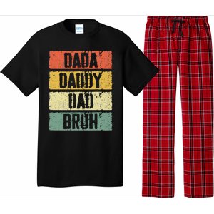 Dada Daddy Dad Bruh FatherS Day Pajama Set