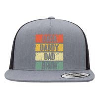 Dada Daddy Dad Bruh FatherS Day Flat Bill Trucker Hat