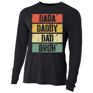 Dada Daddy Dad Bruh FatherS Day Cooling Performance Long Sleeve Crew