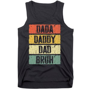 Dada Daddy Dad Bruh FatherS Day Tank Top