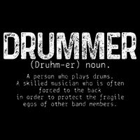 Drummer Definition Drums Drumming Funny Drummer 16 in Basic Backpack
