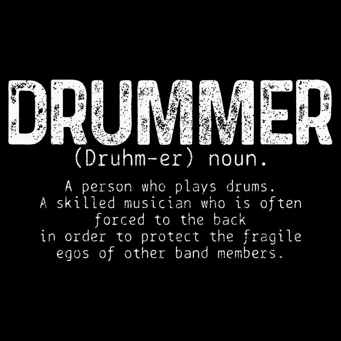 Drummer Definition Drums Drumming Funny Drummer 16 in Basic Backpack