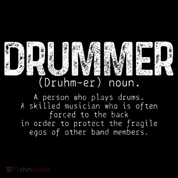 Drummer Definition Drums Drumming Funny Drummer Poster