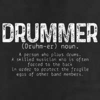 Drummer Definition Drums Drumming Funny Drummer Golf Towel