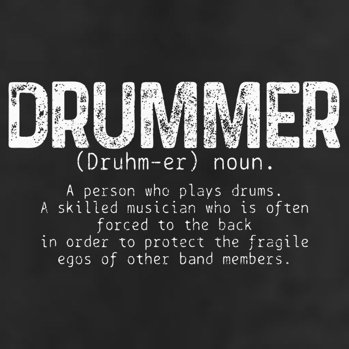 Drummer Definition Drums Drumming Funny Drummer Golf Towel