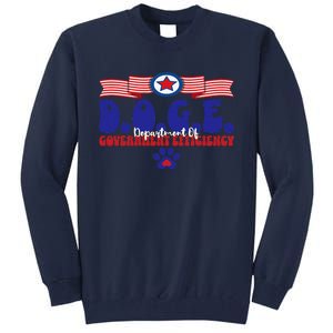 Doge D.O.G.E. Department Of Government Efficiency Tall Sweatshirt