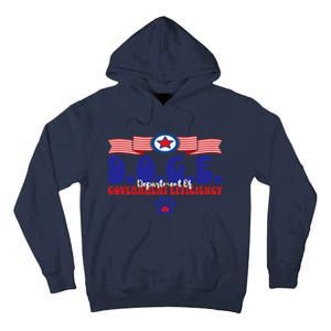 Doge D.O.G.E. Department Of Government Efficiency Tall Hoodie