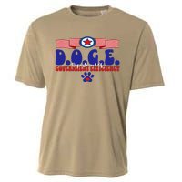 Doge D.O.G.E. Department Of Government Efficiency Cooling Performance Crew T-Shirt