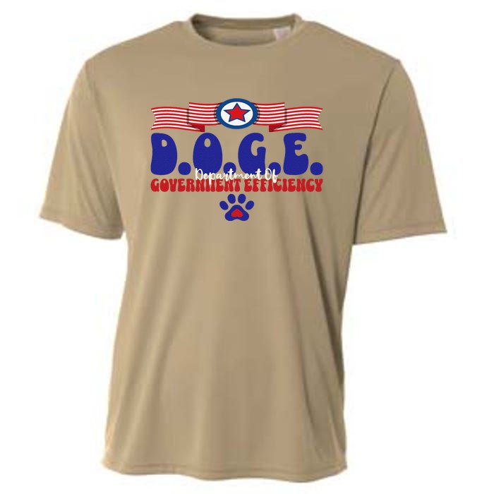 Doge D.O.G.E. Department Of Government Efficiency Cooling Performance Crew T-Shirt