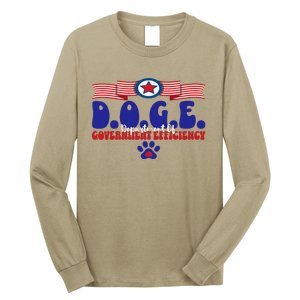 Doge D.O.G.E. Department Of Government Efficiency Long Sleeve Shirt