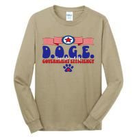 Doge D.O.G.E. Department Of Government Efficiency Tall Long Sleeve T-Shirt