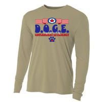 Doge D.O.G.E. Department Of Government Efficiency Cooling Performance Long Sleeve Crew