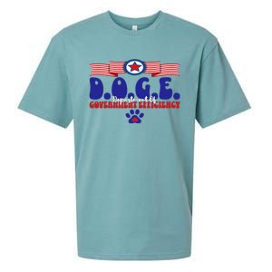 Doge D.O.G.E. Department Of Government Efficiency Sueded Cloud Jersey T-Shirt