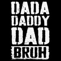 Dada Daddy Dad Bruh Vintage Funny Fathers Day Dad Father Womens T-Shirt