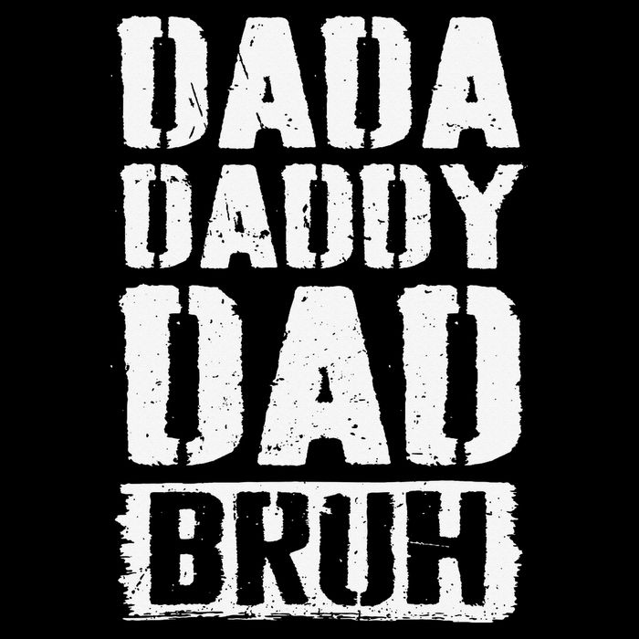 Dada Daddy Dad Bruh Vintage Funny Fathers Day Dad Father Womens T-Shirt