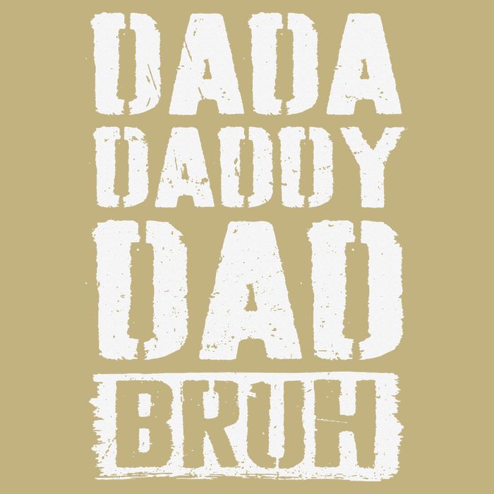 Dada Daddy Dad Bruh Vintage Funny Fathers Day Dad Father T-Shirt