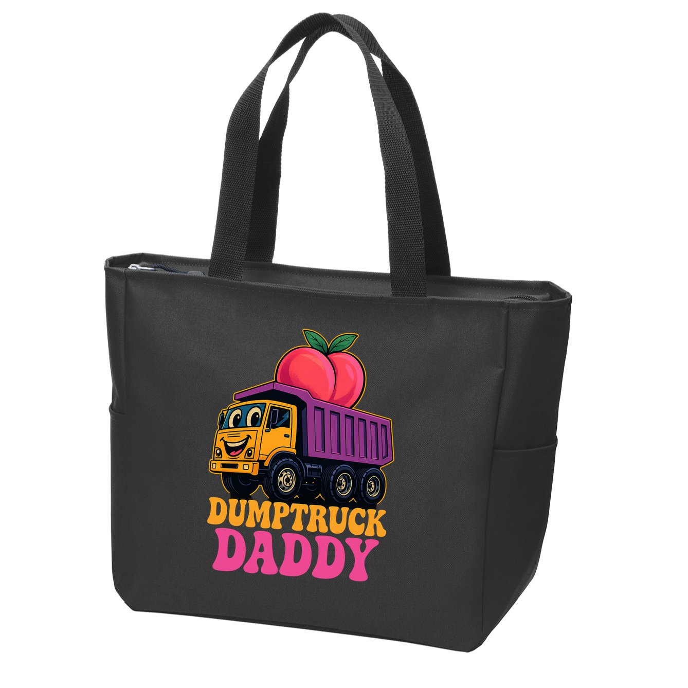 Dumptruck Daddy Zip Tote Bag