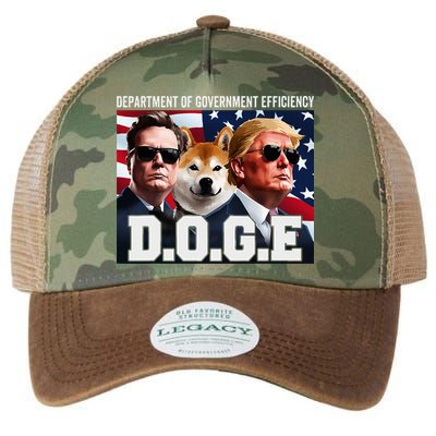 D.O.G.E Doge Department Of Government Efficiency Legacy Tie Dye Trucker Hat