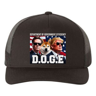 D.O.G.E Doge Department Of Government Efficiency Yupoong Adult 5-Panel Trucker Hat