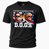 D.O.G.E Doge Department Of Government Efficiency Cooling Performance Crew T-Shirt
