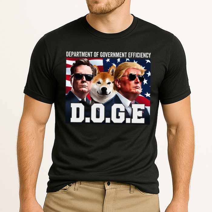 D.O.G.E Doge Department Of Government Efficiency Cooling Performance Crew T-Shirt