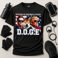 D.O.G.E Doge Department Of Government Efficiency Cooling Performance Crew T-Shirt