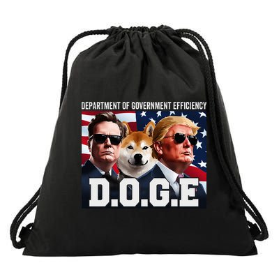 D.O.G.E Doge Department Of Government Efficiency Drawstring Bag