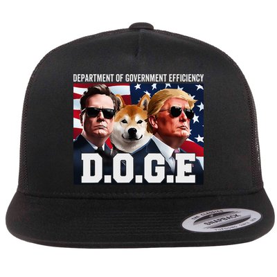 D.O.G.E Doge Department Of Government Efficiency Flatbill Hat