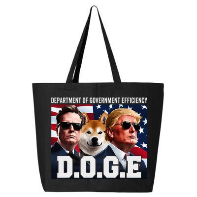 D.O.G.E Doge Department Of Government Efficiency 25L Jumbo Tote