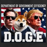 D.O.G.E Doge Department Of Government Efficiency Golf Towel