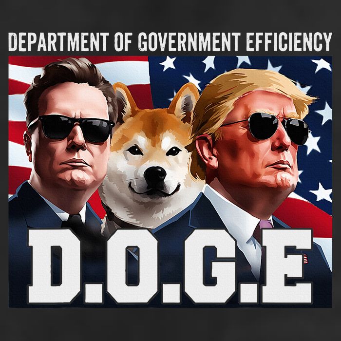 D.O.G.E Doge Department Of Government Efficiency Golf Towel
