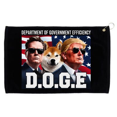 D.O.G.E Doge Department Of Government Efficiency Grommeted Golf Towel
