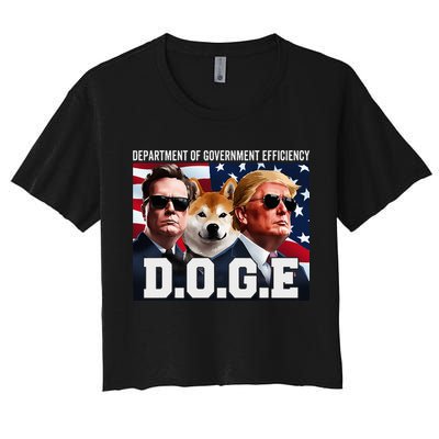 D.O.G.E Doge Department Of Government Efficiency Crop Top