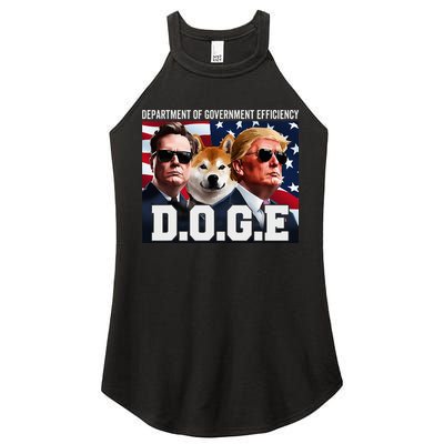 D.O.G.E Doge Department Of Government Efficiency Women's Perfect Tri Rocker Tank