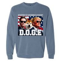 D.O.G.E Doge Department Of Government Efficiency Garment-Dyed Sweatshirt