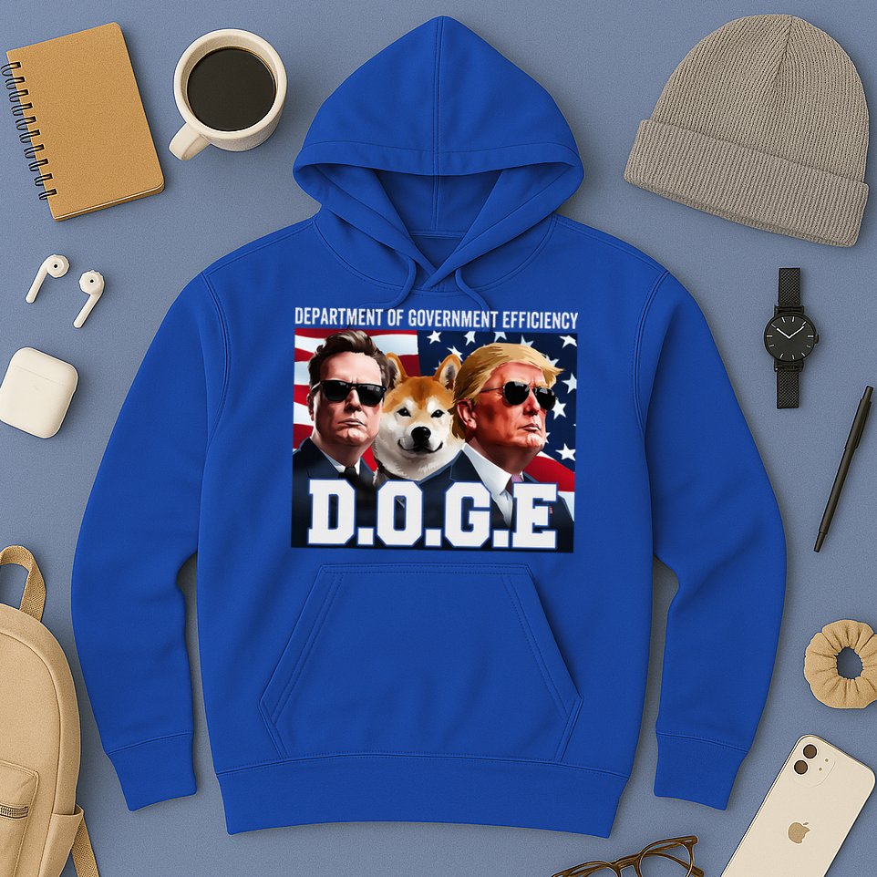 D.O.G.E Doge Department Of Government Efficiency Hoodie